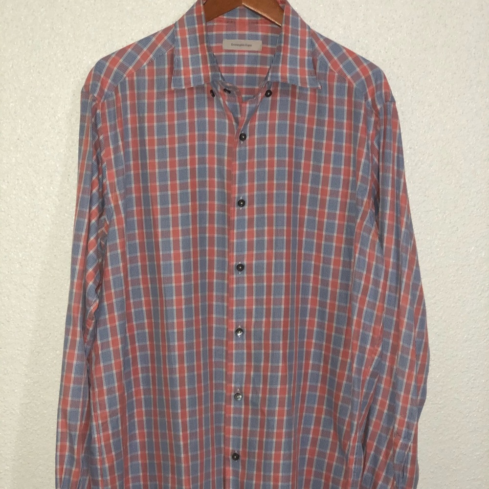 Hermenegildo Zegna Button Down Shirt Mens (XL)